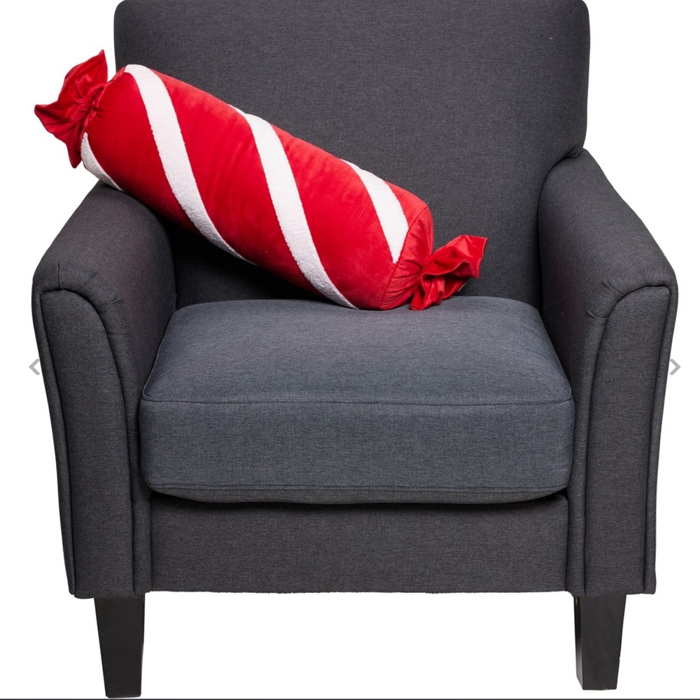Novogratz Christmas Candy Bolster Throw Pillow - 20x7"